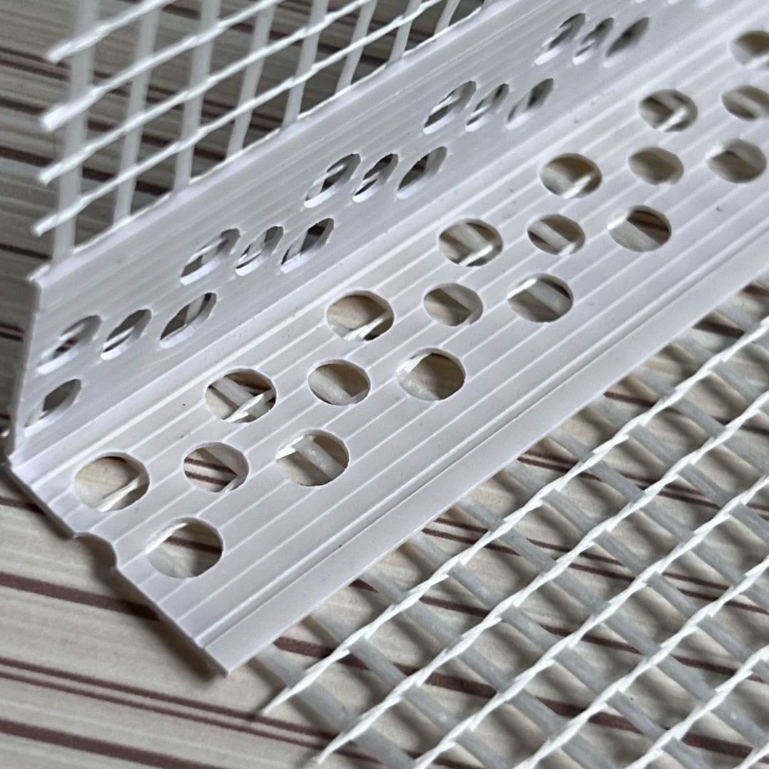 100mm Wall Edge Protector Drywall Profiles Pvc Plastering Corner Bead With Professional Fiberglass Mesh