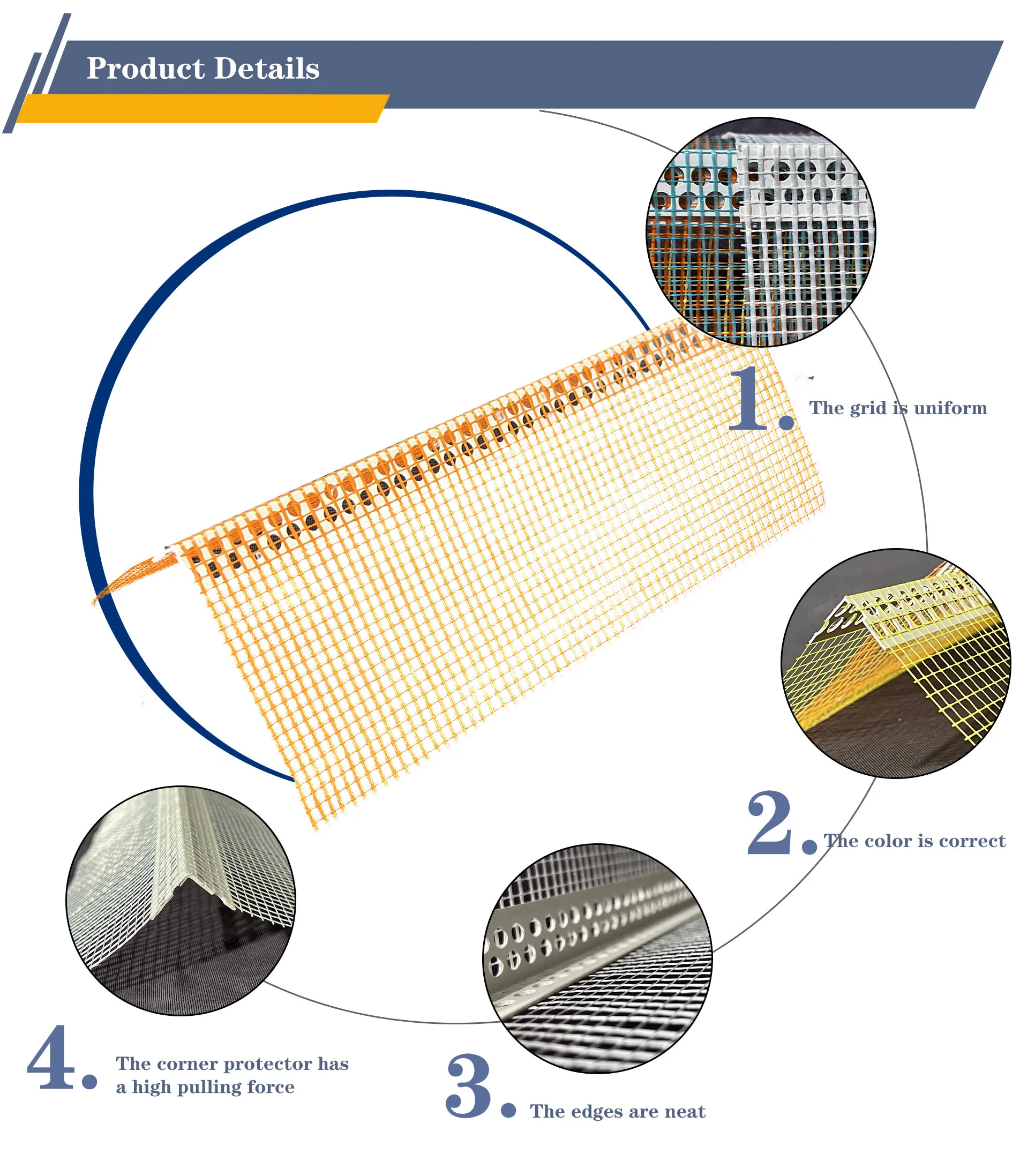 oem fiberglass mesh stucco application