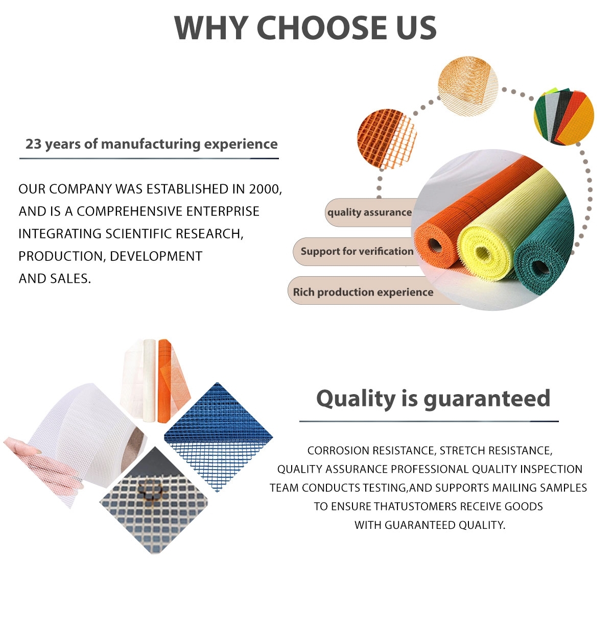 ar fiberglass mesh company